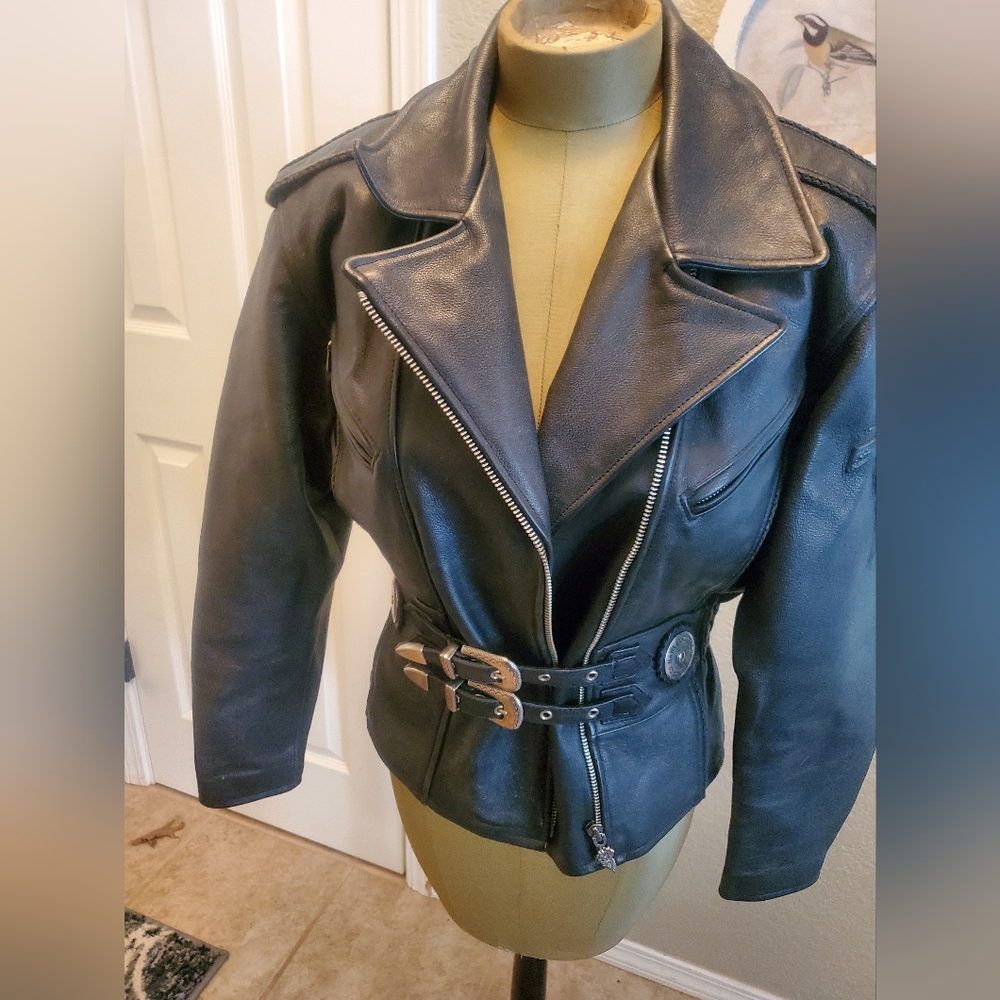 Womens Harley Davidson Leather Jacket.